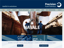 Tablet Screenshot of precisionfluid.it